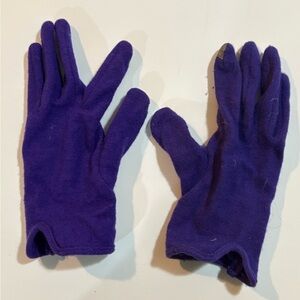 Purple Wool/Nylon Gloves with touch screen finger tips